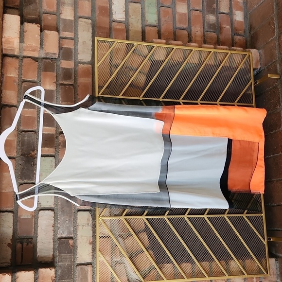 HELMUT Lang colorblock dress sz Small - Picture 3 of 10